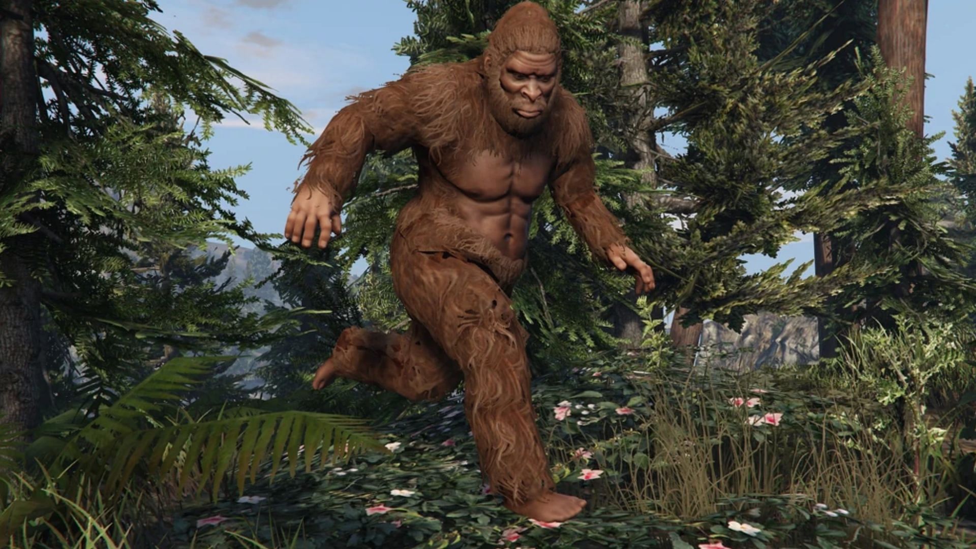 Bigfoot continues to be one of the Easter eggs in GTA 5 (Image via Rockstar Games)
